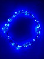 Гирлянда светодиодная ЭРА ENIN-5NB Нить 5 м синий свет АА (100/2500)