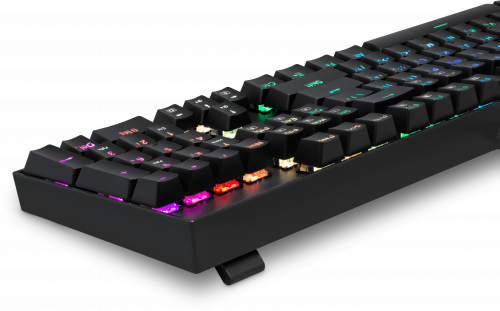 Клавиатура механическая игровая Redragon Mitra, USB, проводная, RGB подсветка, Full Anti-Ghosting, черный (1/10) (75015) фото 8