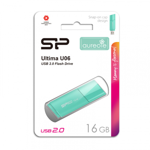 Флеш-накопитель USB  16GB  Silicon Power  Ultima U06  морская волна (SP016GBUF2U06V1B) фото 13