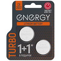 Элемент питания Energy Turbo CR2032/2B (2/80/480) (107052)