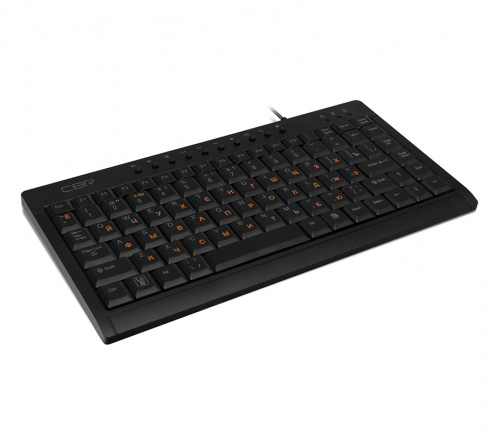 Клавиатура CBR KB 175 Black USB, проводная, 88 стандартных кл. + 3 доп., мини формат(32х15х2 см), черный (1/20) фото 3