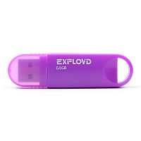 Флеш-накопитель USB  64GB  Exployd  570  пурпурный (EX-64GB-570-Purple)