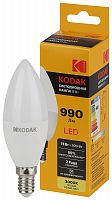 Лампа светодиодная KODAK B35-11W-830-E14 E14 / Е14 11Вт свеча теплый белый свет (1/100) (Б0057629)