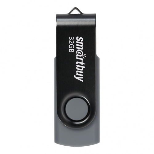 Флеш-накопитель USB  32GB  Smart Buy  Twist  чёрный (SB032GB2TWK)