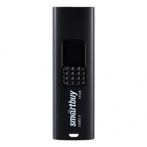 Флеш-накопитель USB 3.0  16GB  Smart Buy  Fashion  чёрный (SB016GB3FSK)