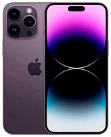 Смартфон Apple A2893 iPhone 14 Pro Max 128Gb темно-фиолетовый моноблок 3G 4G 6.7" iPhone iOS 16 802.11 ax NFC GPS TouchSc