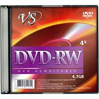 Диск VS DVD-RW 4.7Gb (4x) slim (5) (200)