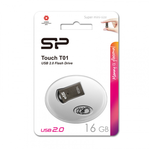 Флеш-накопитель USB  16GB  Silicon Power  Touch T01  чёрный (SP016GBUF2T01V1K) фото 8