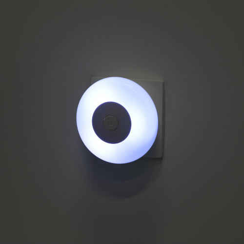 Светильник-ночник ЭРА NN-632-SW-W в розетку с выключателем белый (1/100) (Б0057215) фото 7