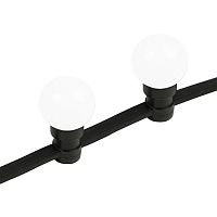 Готовый набор NEON-NIGHT "Евро Belt Light" 2 жилы шаг 40 см, Белые LED лампы 45мм (6 LED) (100/100) (331-345)