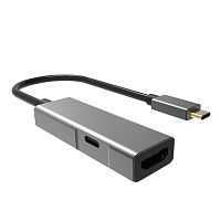 Aдаптер USB 3.1 Type-Cm --> HDMI A(f) , 4K@60Hz, PD charging, Aluminum Shell, VCOM <CU452> (1/72)