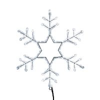 Фигура NEON-NIGHT "Снежинка" цвет белый, размер 45*38 см  (1/25) (501-212-1)
