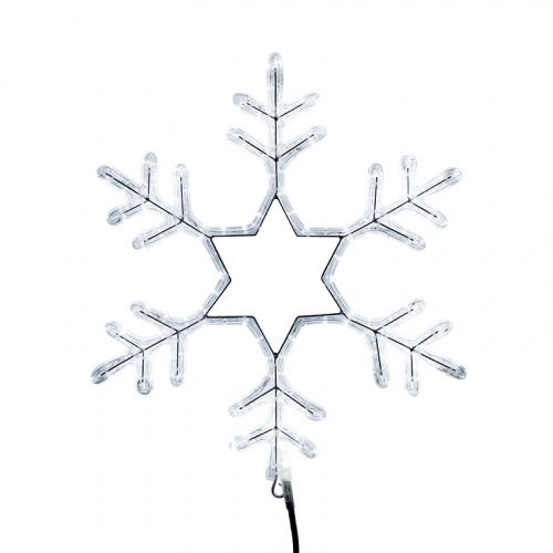 Фигура NEON-NIGHT "Снежинка" цвет белый, размер 45*38 см  (1/25)