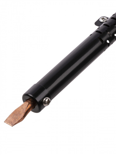 Паяльник TDM ПД-100, ЭПСН, мощность 100 Вт, 230 В, деревянная ручка, плоское жало, "Гранит" (1/100) (SQ1025-0405) фото 3