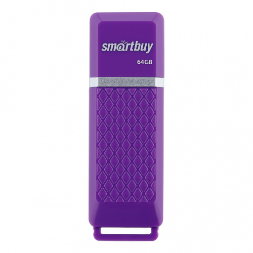 Флеш-накопитель USB  64GB  Smart Buy  Quartz  фиолетовый (SB64GBQZ-V)