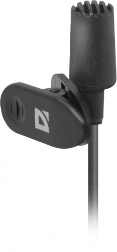 Микрофон DEFENDER MIC-109 черный, на прищепке, 1,8 м. (1/200) (64109) фото 7