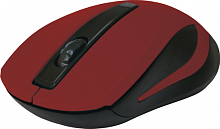 Беспроводная оптическая мышь DEFENDER MM-605, 3 кнопки,1200dpi, USB, красный (1/40) (52605)