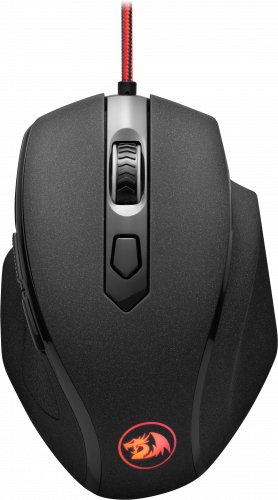 Мышь Redragon Tiger 2, черный, USB, игровая, 6 кнопок, 100-10000 dpi (1/40) (77637) фото 2