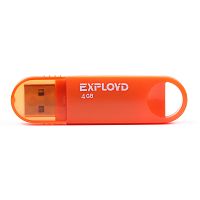 Флеш-накопитель USB  4GB  Exployd  570  оранжевый (EX-4GB-570-Orange)