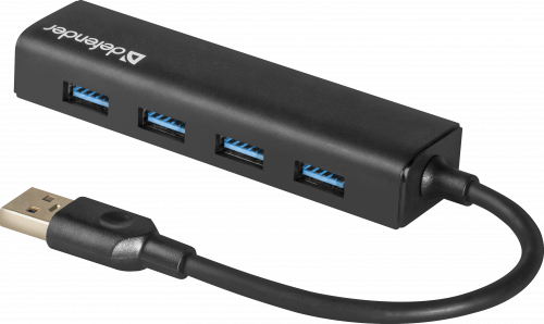 Разветвитель Defender Quadro Express USB 3.0,4 порта (1/100) (83204) фото 2