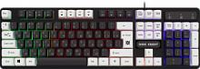 Клавиатура игровая Defender Dark Knight GK-077 RU,104кн,радужная, черн-белый (1/20) (45077)