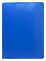 Папка с 60 прозр.вклад. Buro -ECB60BLUE A4 пластик 0.5мм синий