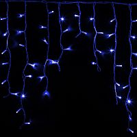 Гирлянда NEON-NIGHT Айсикл (бахрома) светодиодный, 5,6 х 0,9 м, белый провод "КАУЧУК", 230 В, диоды синие, 240 LED  (1/3)