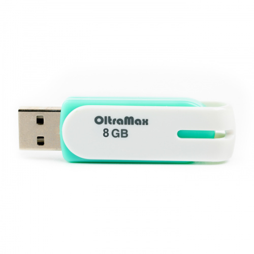 Флеш-накопитель USB  8GB  OltraMax  220  светло зелёный (OM-8GB-220-Light gr) фото 2