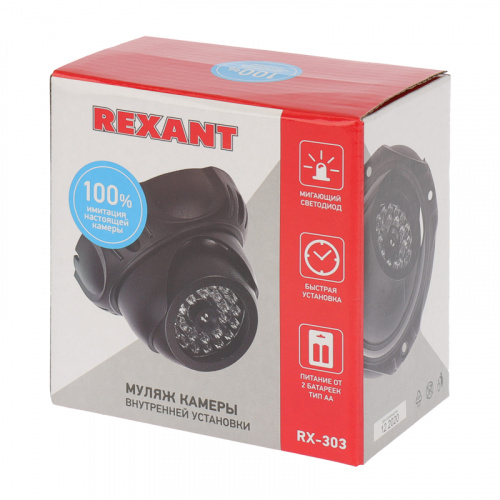 Муляж видеокамеры внутренней установки RX-303 REXANT (1/15) фото 3