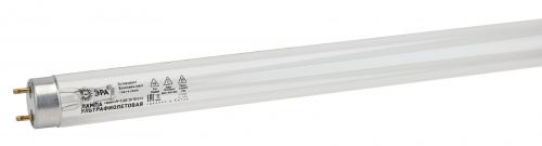 Лампа ЭРА UV-С ДБ 30 Т8 G13 люминесцентная бактерицидная ультрафиолетовая T8/30W (25/700) (Б0048973) фото 3