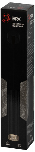 Светильник ЭРА потолочный подвесной PL18 BK/GR MR16 GU10 цилиндр черный, серый (1/40) (Б0058484) фото 7