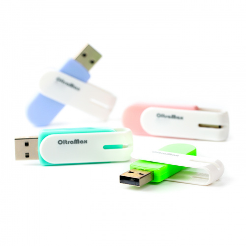 Флеш-накопитель USB  8GB  OltraMax  220  зелёный (OM-8GB-220-Green) фото 4