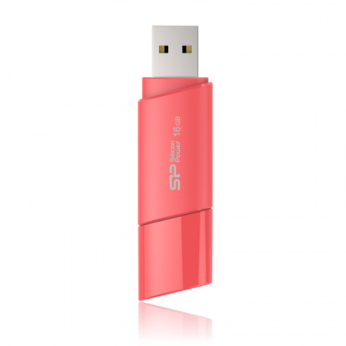 Флеш-накопитель USB  16GB  Silicon Power  Ultima U06  розовый (SP016GBUF2U06V1P) фото 3