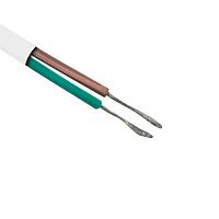 Шнур сетевой REXANT с плоской вилкой, кабель 2x0.5 мм², длина 1,5 метра, белый (50/400) (11-1111)