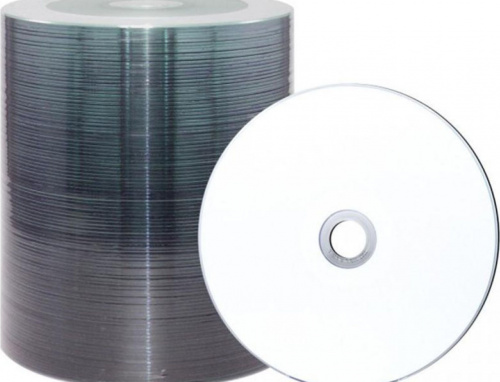 Диск DVD-R Data Standard printable inkjet (полная заливка) 4,7 Гб 16X (100/600) (UL130088K1T)