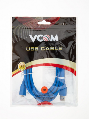 Кабель соединительный USB3.0 Am-MicroBm 3m VCOM (VUS7075-3M) (1/50) фото 3