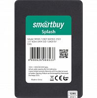 Внутренний SSD  Smart Buy  128GB  Splash, SATA-III, R/W - 560/500 MB/s, 2.5", Maxio MS0902, TLC 3D NAND (SBSSD-128GT-MX902-25S3)