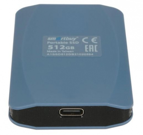 Внешний SSD  Smart Buy   512 GB  Aqous A1 синий, 1.8", USB 3.1 (SB512GB-A1C-U31C) фото 3