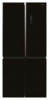 Холодильник Hyundai CM5084FGBK черное стекло (трехкамерный)
