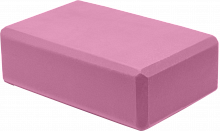 Блок для йоги FitFun BK8 23*15*8см, розовый (1/20) (20161)