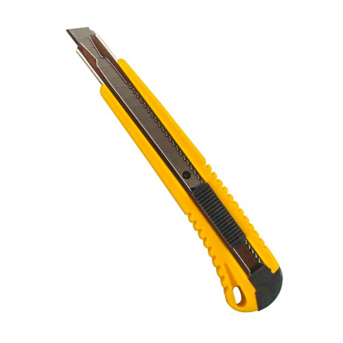 Нож канцелярский 9мм Attache с фиксатором и металлическими направляющими (1/30) фото 4