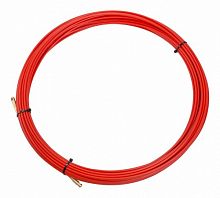 Протяжка кабельная REXANT (мини УЗК в бухте), стеклопруток, d=3,5 мм, 20 м, красная (1/25)