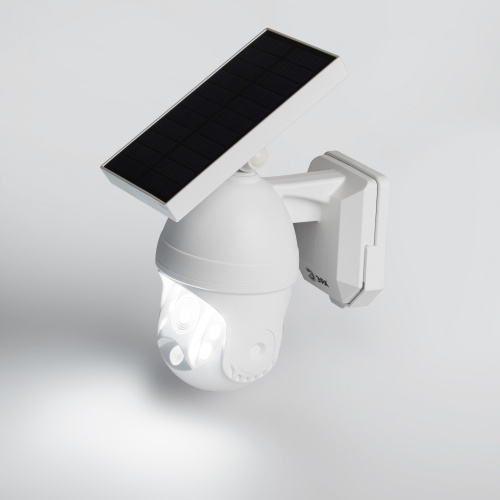 Светильник ЭРА уличный ERAFS012-10 фасадный на солнечной батарее настенный Камера с датчиком движения 6 LED (1/6) (Б0057600) фото 5