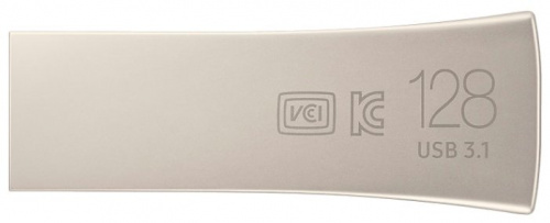 Флеш-накопитель USB 3.1  128GB  Samsung  Bar Plus  серебро (MUF-128BE3/APC) фото 4