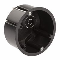 Коробка установочная ЭРА KUP-73-45-m-black для полых стен саморезы металлические лапки черная IP20 (1/160)