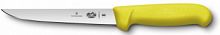 Кухонный нож Victorinox Fibrox, сталь, обвалочный, лезвие 150 мм., прямая заточка, жёлтый