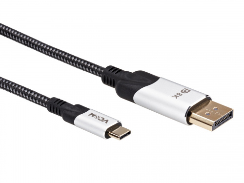 Кабель-адаптер USB 3.1 Type-Cm --> DP(m) 8K@60Hz, 1.8m , Alumi Shell,VCOM <CU422MCV-1.8M> (1/60) фото 5