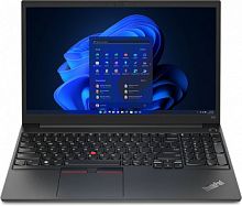 Ноутбук Lenovo ThinkPad E15 G4 Ryzen 5 5625U 8Gb SSD256Gb AMD Radeon 15.6" IPS FHD (1920x1080) Windows 11 Professional 64 black WiFi BT Cam
