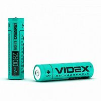 Аккумулятор VIDEX 18650 2800mAh bulk50 без защиты (1/50/600)
