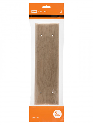 Накладка на бревно деревянная универсальная НБУ 1Пх4 240 мм, под покраску TDM (1/6/48) фото 2